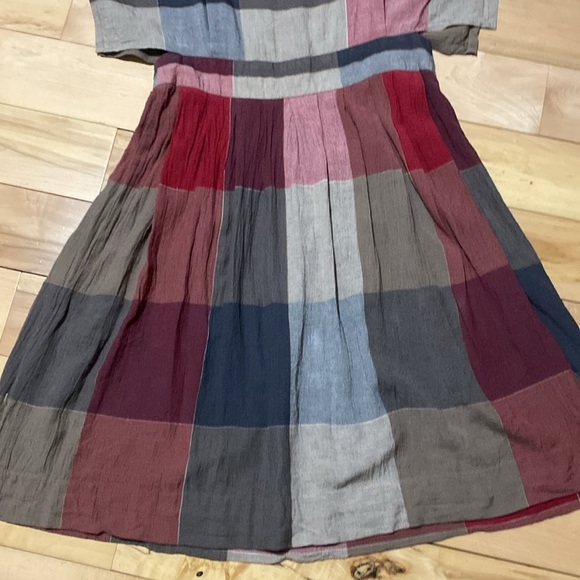 Vintage Linda Lundstorm Plaid Multicolor Dress - Picture 15 of 15